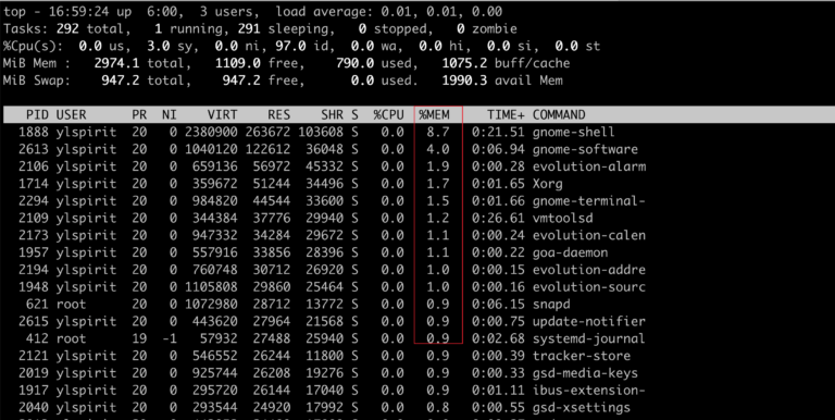 How to use top sort by cpu and by memory in linux | LinuxCommands.site